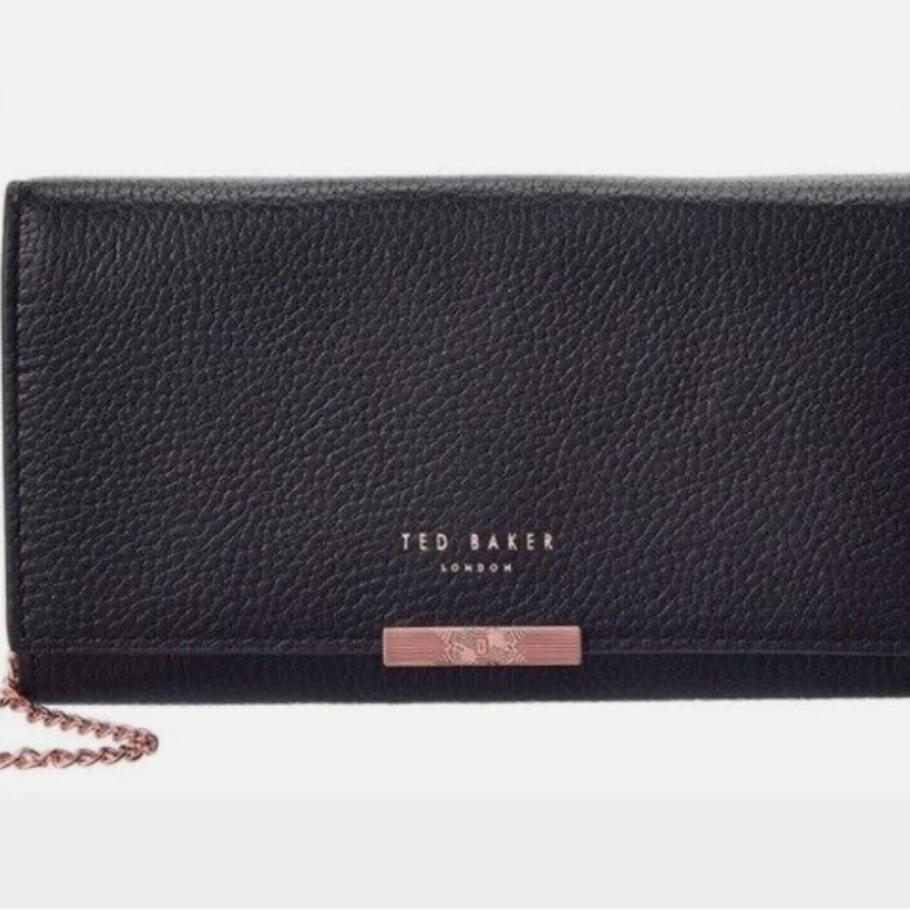 Ted Baker clutch, black, designer, Brand new, never used.